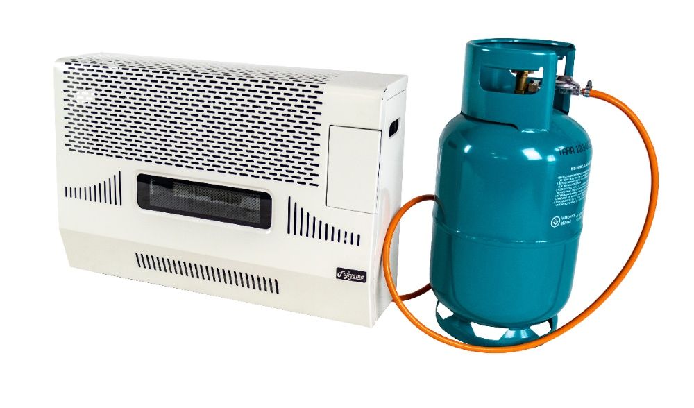 Grzejnik gazowy, ogrzewacz, piecyk FUJIJAMA KFC-9000 visor, wentylator