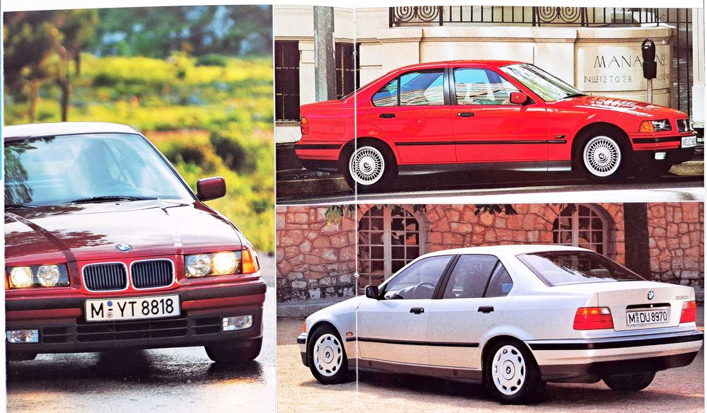 BMW Program 1994 - 3 E36, 5 E34, 7 E32, 8 E31 - prospekt 46 str. BDB