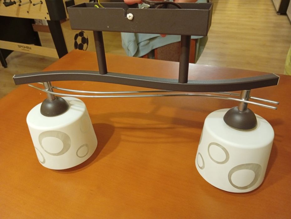 Lampa wisząca biała