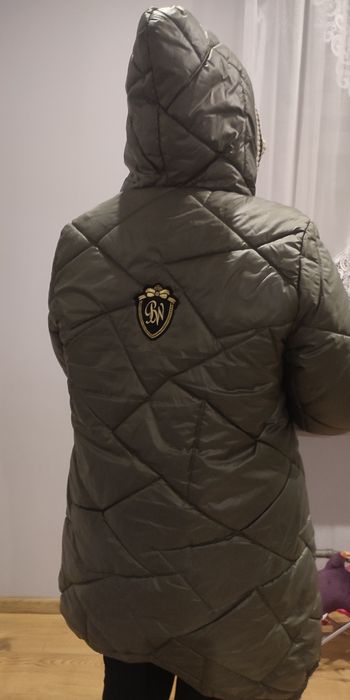 Kurtka damska zimowa ciążowa gruby puch