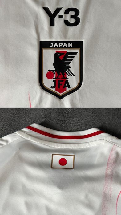 Adidas Y-3 JFA Japan Away 2024 Jersey T Shirt джерси футболка адидас