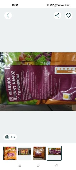 Grandiol nawóz jesienny do trawników 3kg