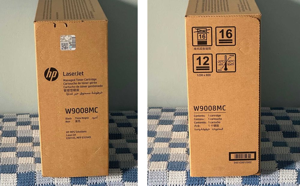 Oryginalny nowy toner HP  Laser Jet E50145/E52645 - W9008MC