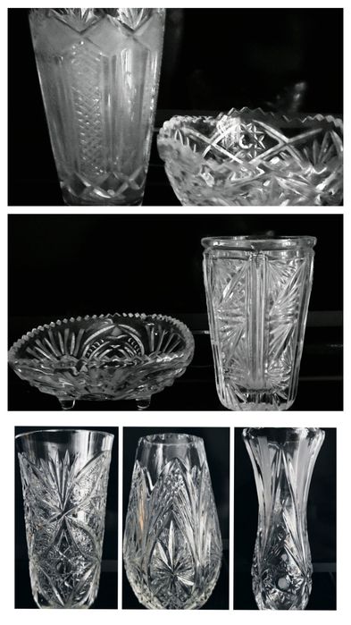 Посуда СССР разная. Хрусталь