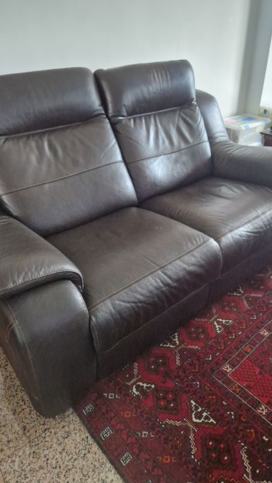 Sofa de pele extensível Chateaux d'Ax -  Preço Negociáv