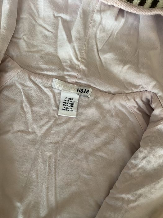 Кофта на підкладці для дівчинки 12/18 міс