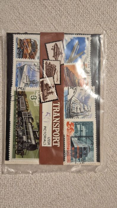 50 znaczków pocztowych ZSRR