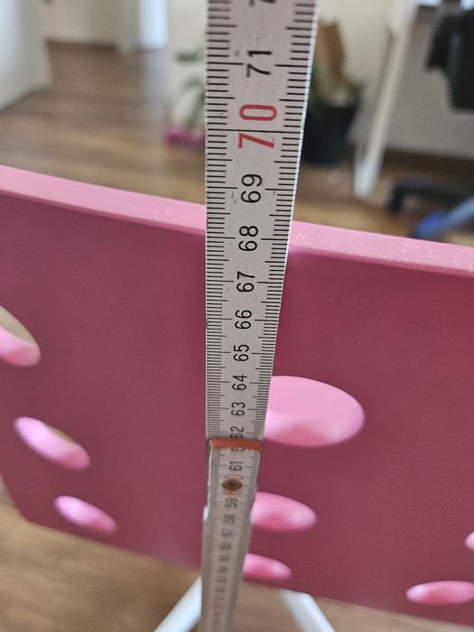 Krzesło biurkowe  teleskopowe ikea.