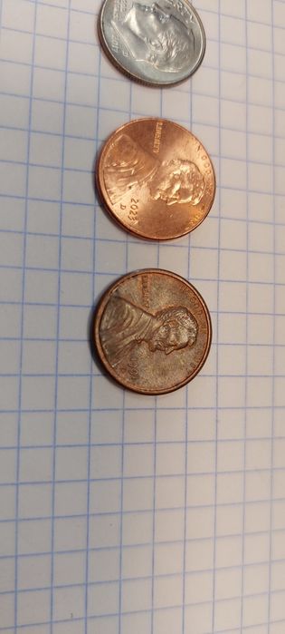 4 monety USA cent amerykański coins  każda inna