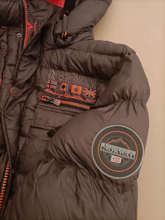 Geographical Norway pikowana kurtka ciepła Rozmiar M - 38