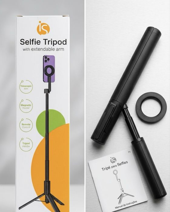 Selfie Tripod como novo