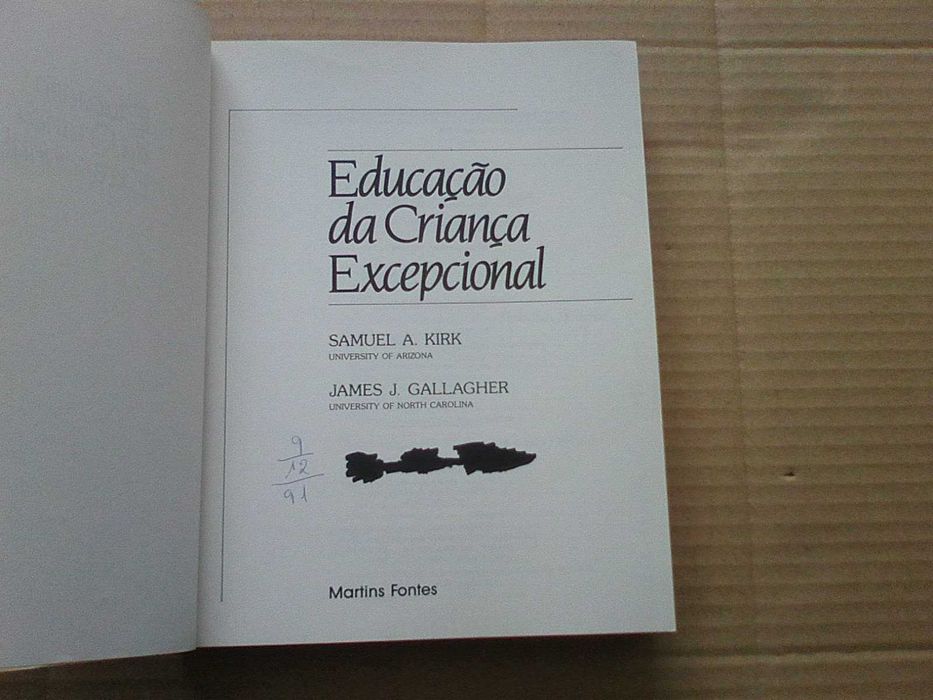 Educação da Criança Excepcional