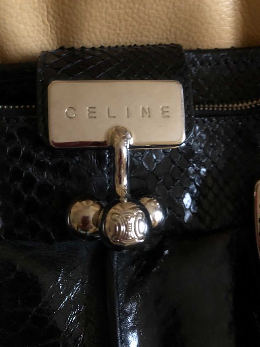 Сумка з натуральної шкіри+пітона  Сeline (Італія) нова