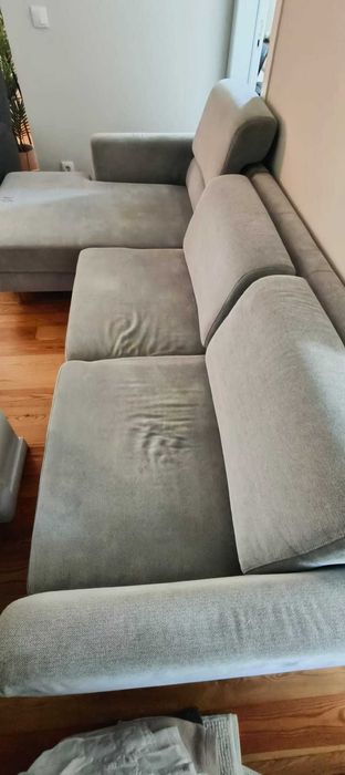 Sofa - IKEA Slatorp 3 seat with chaise - light grey