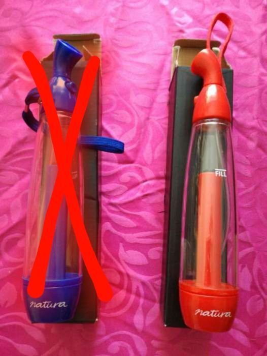 Pulverizador de água da marca Natura