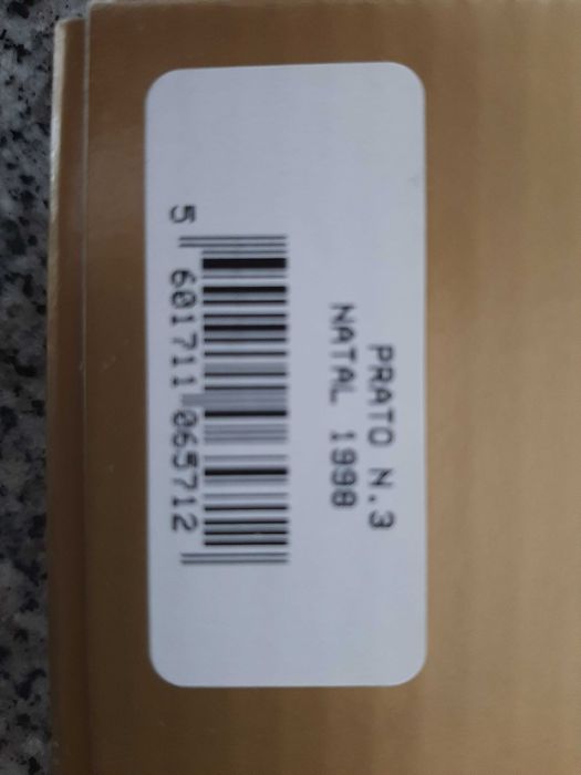 Prato porcelana SPAL Natal 1998 ed. limitada