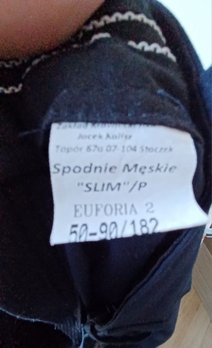 Garnitur młodzieżowy J&K granat slim 170 /182