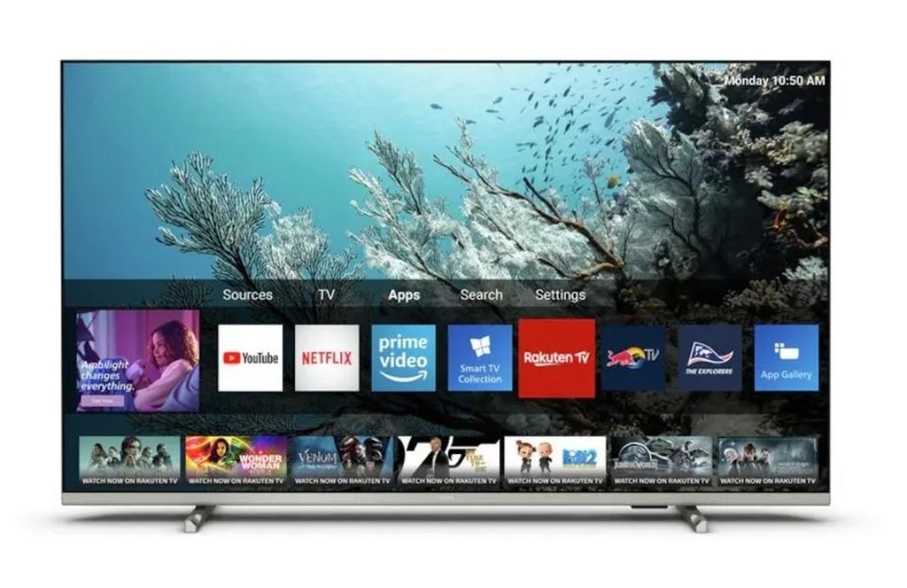 telewizor smarttv led Philips 55 cali SmartTv 4K UHD,  WiFi, gwarancja