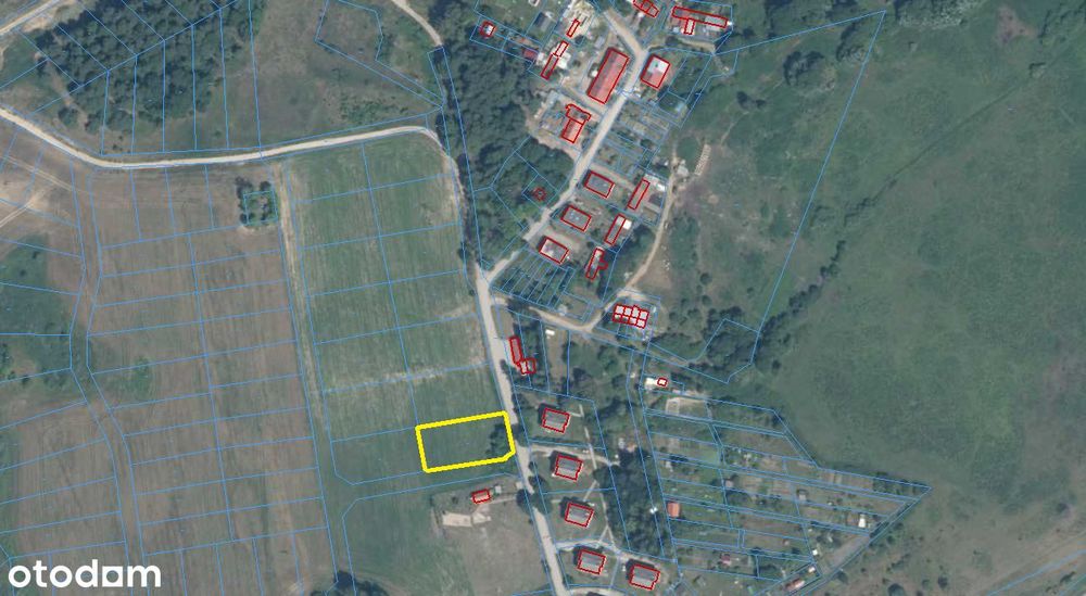 Działka Budowlana pod bliźniak Kojtryny / 1499 mkw / 25 km od Olsztyna