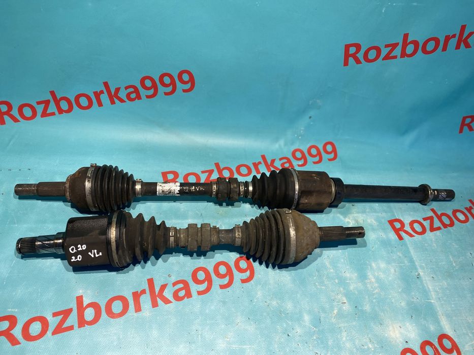 Полуось Nissan Qashqai j10 2.0dci привід шрус Кашкай дж10 привод правий лівий  2.0 дизель кулак R9M