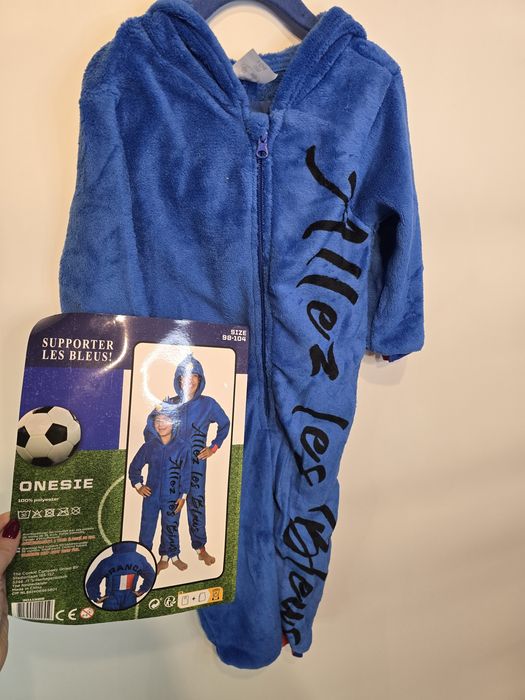 Strój przebranie piżama France 98 - 104 karnawał