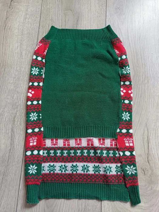 Świąteczne ubranko/sweter dla pieska, rozmiar M.