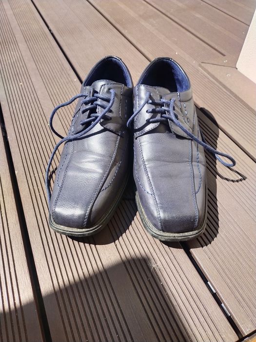 Buty chłopięce granatowe wyjściowe