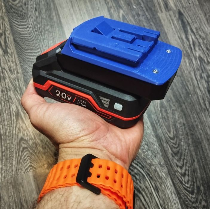 Адаптер перехідник акумулятор Dnipro-M 20V на інструмент Bosch Pro