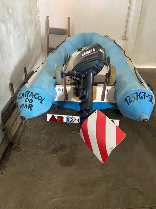 Barco semi-rigido motor 25cv