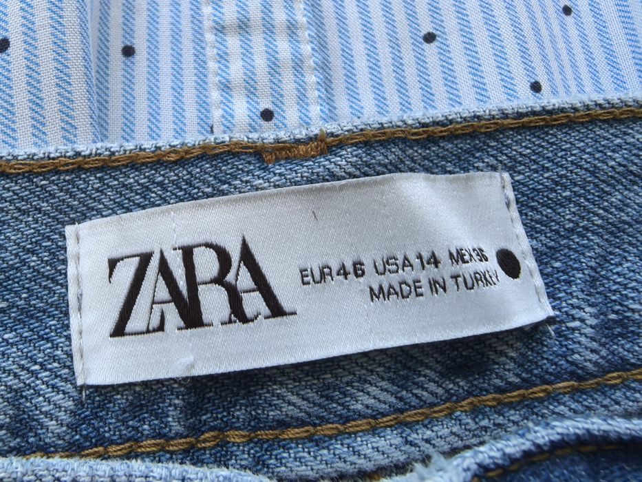 Viralowe dżinsy damskie marki Zara rozmiar 44/46