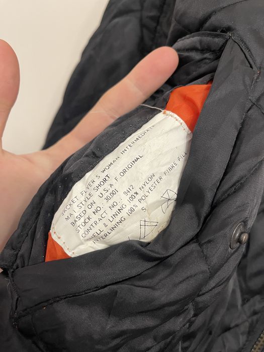 Женский Винтажный Дутый Двухсторонний Бомбер МА-1 USA Flyer’s Jacket