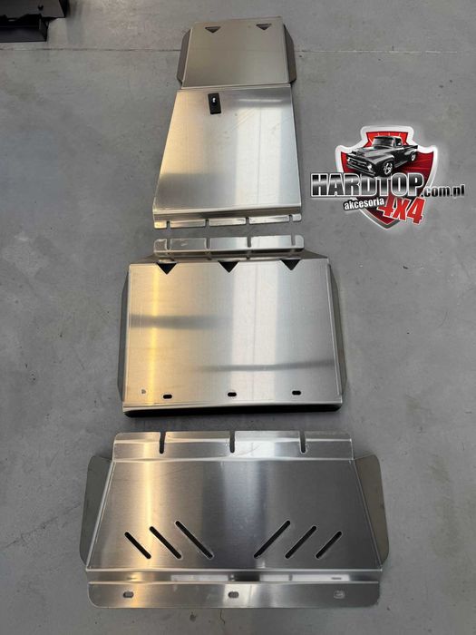 KOMPLET Osłon Aluminiu 6mm VW AMAROK Silnik/CHŁODNICA/Skrzynia 2012-22
