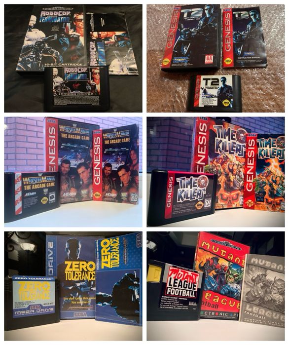 Картриджі Sega (Сега) Ліцензія!много новинок смотрите описание