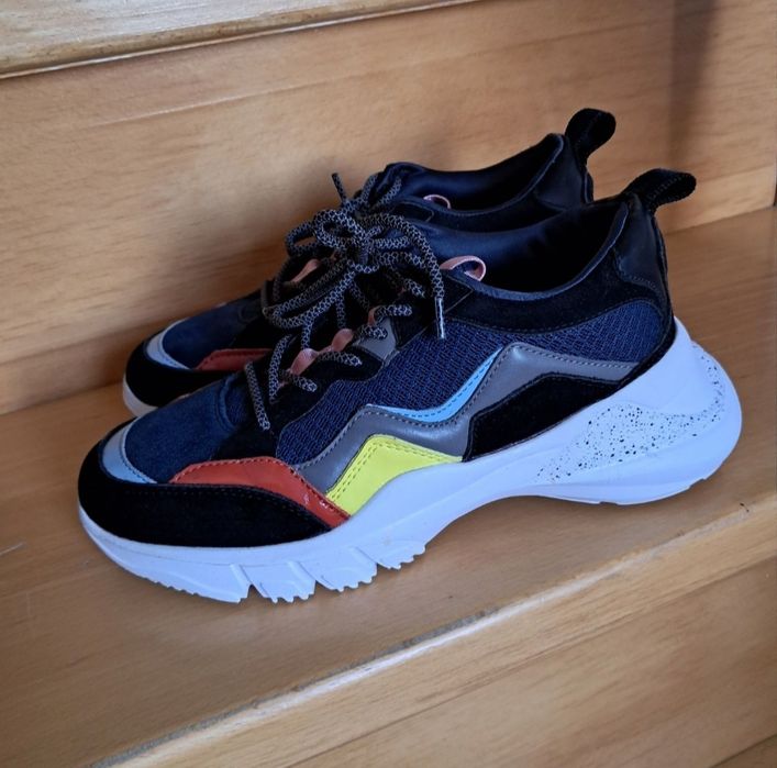 Zara r 37 Multicolor sneakers adidasy snickersy buty wiosenne snikersy