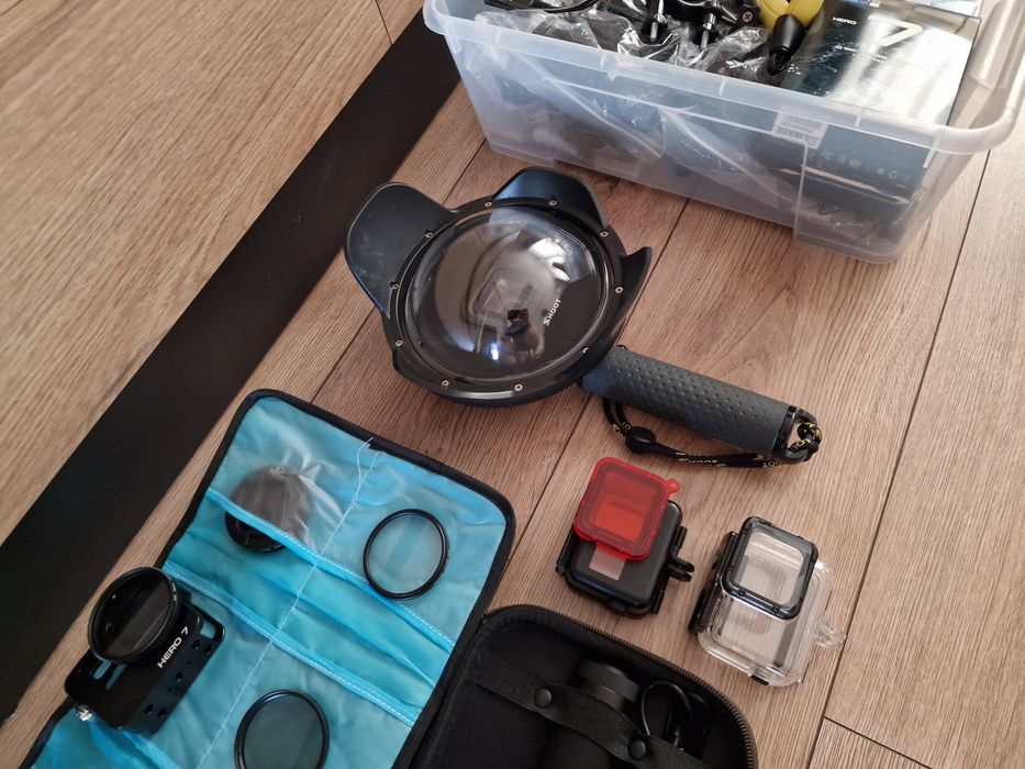GoPro Hero 7 Black Mega zestaw Gimbal Shoot i inne