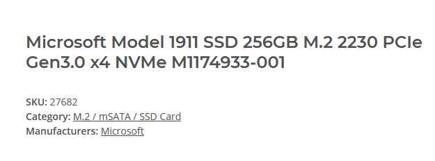 Disco para Microsoft Surface Pro XD