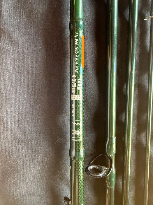Cana de pesca à pluma Geologic Fly 300, carbono IM6, linha #7/8
