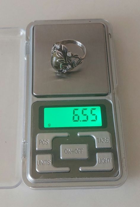 Серебряное кольцо. Проба 925.