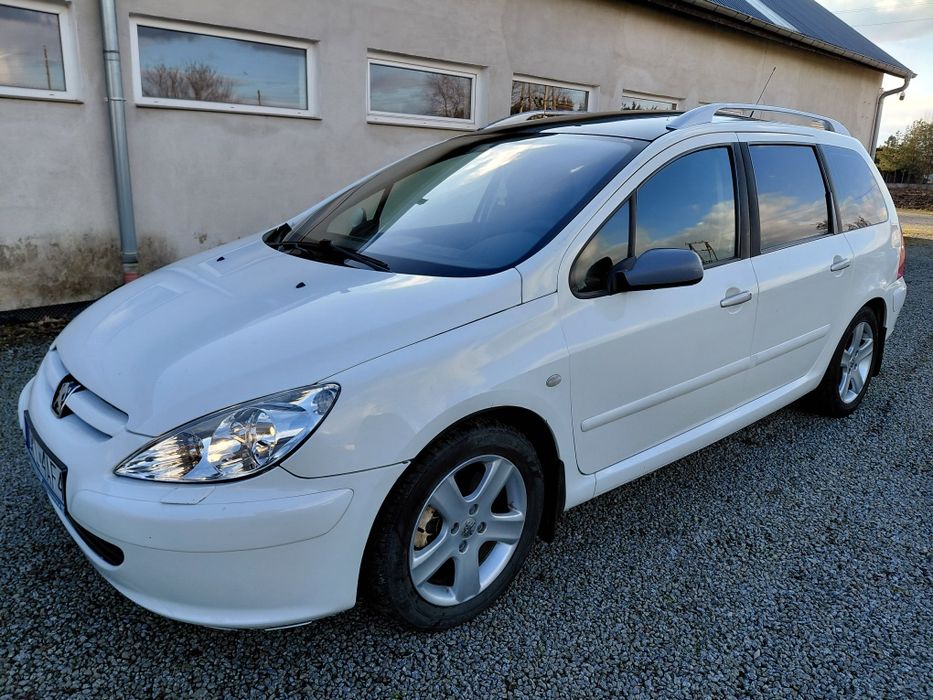 Ładny Peugeot 307sw Panorama 2.0HDI auto bez wkładu finansowego 7 osób