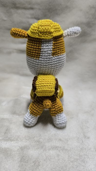 Rubble Amigurumi da Patrulha Pata