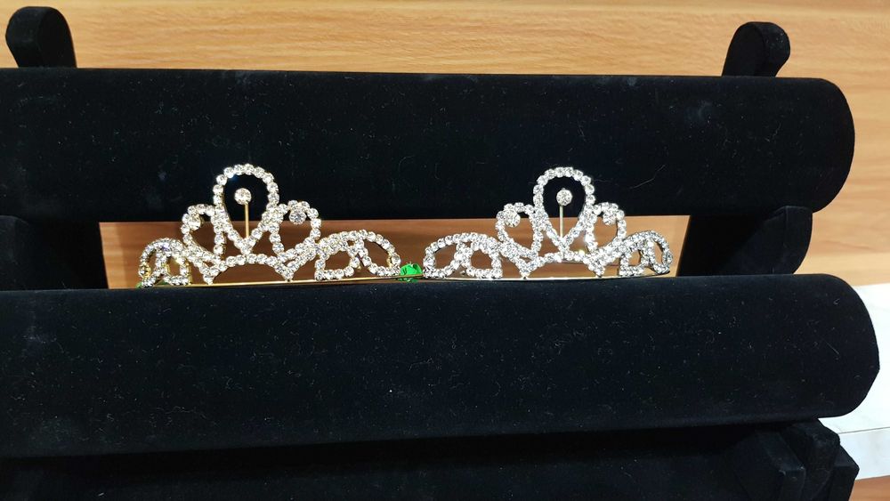 Тіара корона, обруч. Цирконій фіаніт Біжутерія