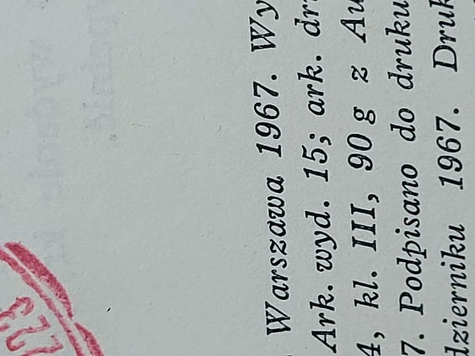 Książka Kwiaty Polskie 1967rok