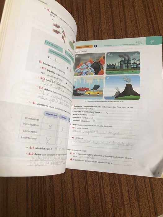 Caderno atividades/ livro fichas ciencias 5 ano