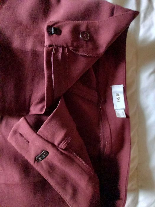 Fato Mango cor bordeaux  34  novo