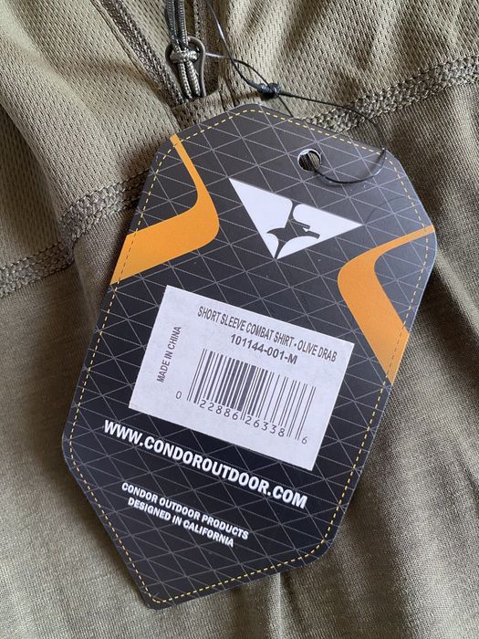 Футболка тактична Condor-Clothing Short Sleeve Combat Shirt Оливкова