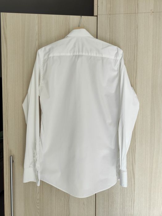 Męska biała elegancka koszula Kubenz Slim Fit Prime 37/38 176/182