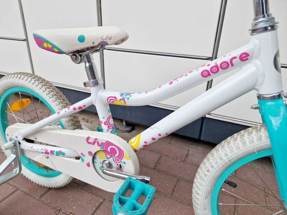 Rower dziecięcy LIV Adore 16" dla dziewczynki / Alu / b. ładny / Giant