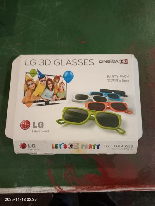 LG 3D okulary 5szt