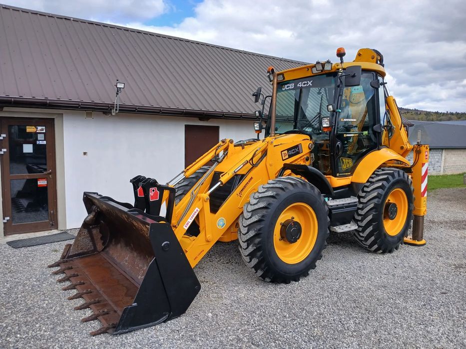 JCB 4CX/JOYSTICK/KLIMA/FULL OPCJA  Koparkoładowarka/NOWE OPONY/BEZ LUZÓW/CAT