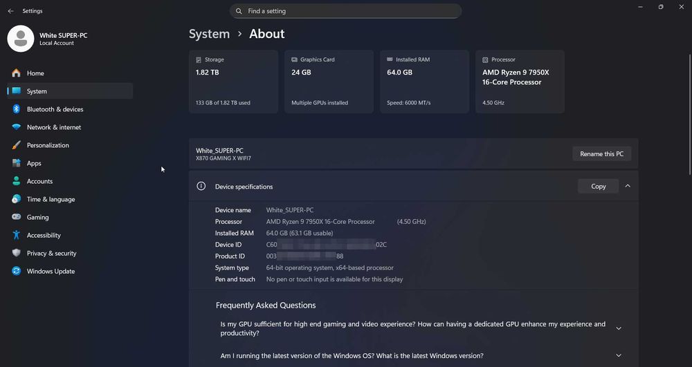 СВЯТКОВА ЦІНА! Потужний Преміум ПК: RTX 4090 24GB - Ryzen 7950Х